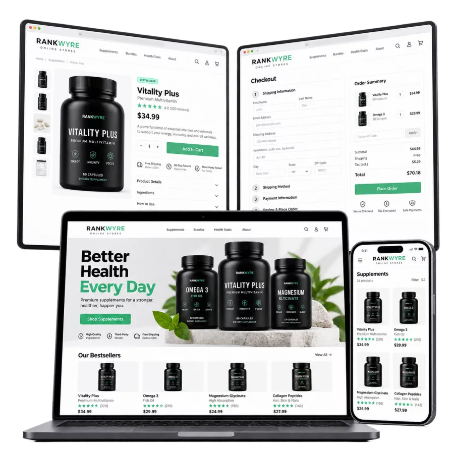 Online stores by Rankwyre