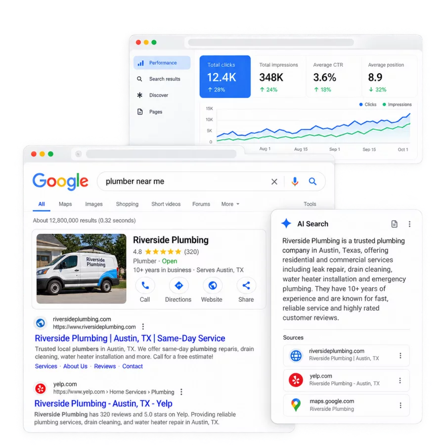 SEO + AI search by Rankwyre