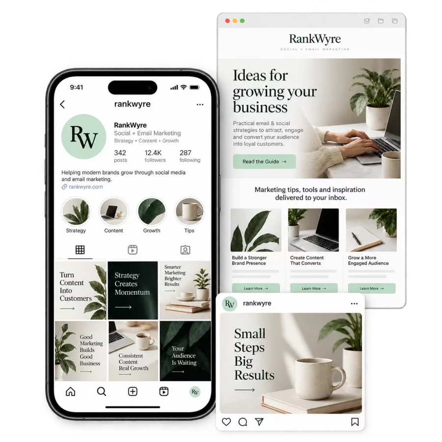 Social + email by Rankwyre