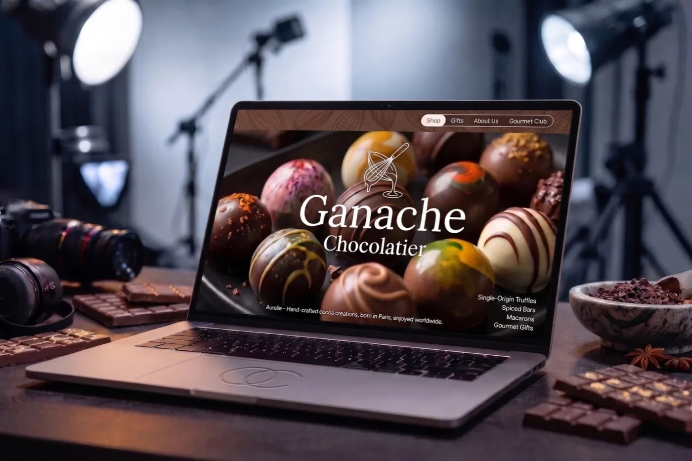 Ganache website by Rankwyre