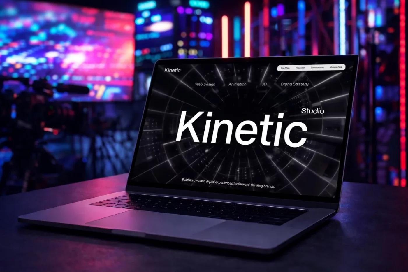 Kinetic website by Rankwyre